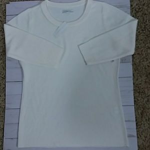 New York & Co NEW Ivory acrylic sweater sz M 3/4 sleeves